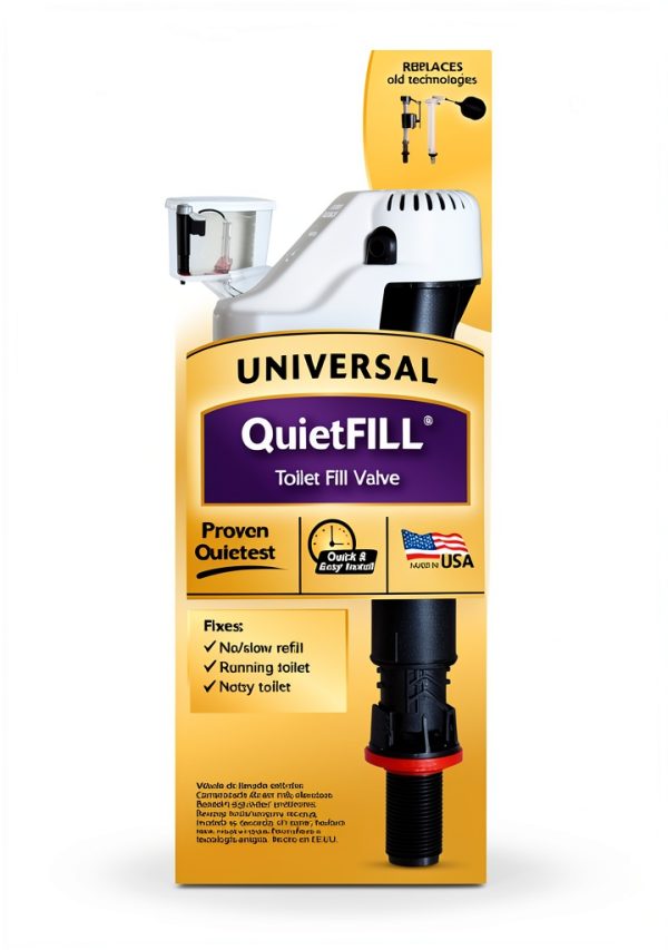 Korky Universal Fill Valve Plastic Metal Rubber Easy Install-4