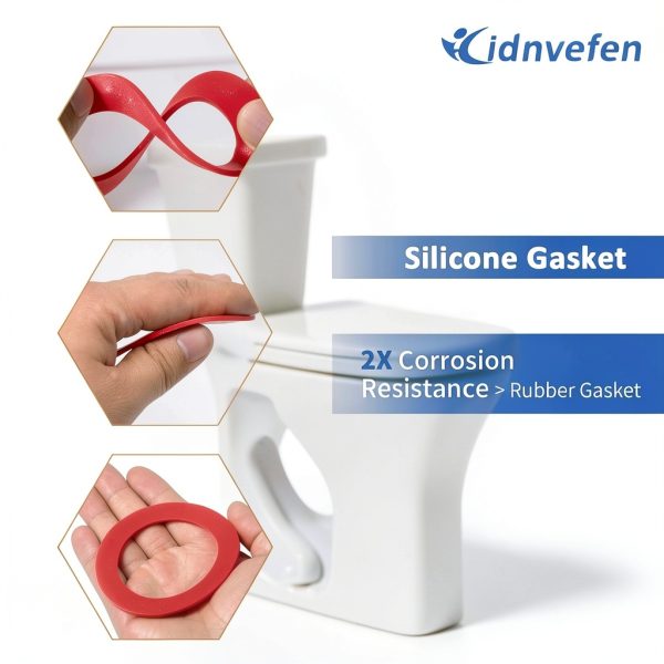 Mansfield Flush Valve Seal Hidnvefen Silicone Red-4