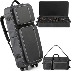 DJ Controller Case with Wheels by Aleemin-0