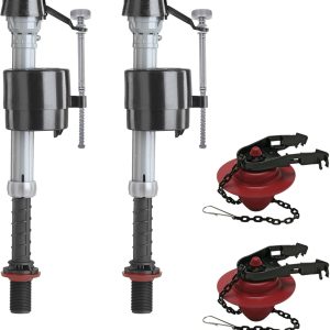 Fluidmaster Toilet Repair Kit Universal Fill Valve Flapper-0