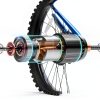 JOYSTAR 20 Inch Electric Mountain Bike for Kids Blue 125Wh Battery-1