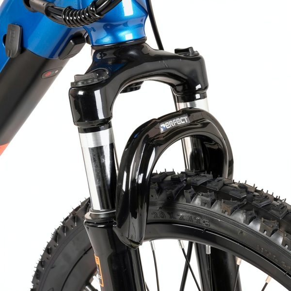 JOYSTAR 20 Inch Electric Mountain Bike for Kids Blue 125Wh Battery-5
